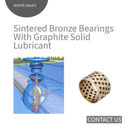 Solid Lubricating Graphite Bronze Oilless Water Valves Bushing