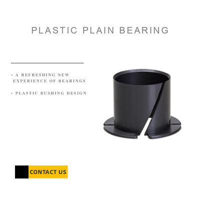 Collar Plastic Plain Bearings , Flange Bushing Thrust Washer, high strength