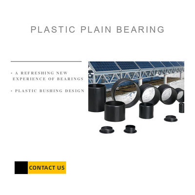 Metric Plastic Flanged Sleeve Bearings，High-Performance Engineering Plastics,High Quality,Customized