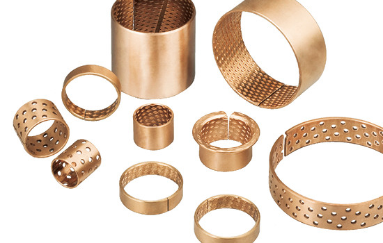 CuSn8 CuSn6 BRM10 Wrapped Bronze Bearings Self Lubricating