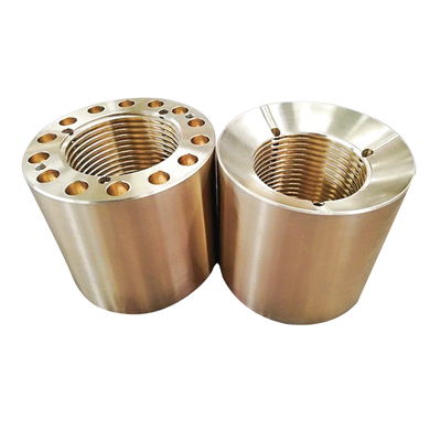 Press Bronze Bearing Nuts ZCuZn24Al6Fe3Mn3 Casting Manufacturing